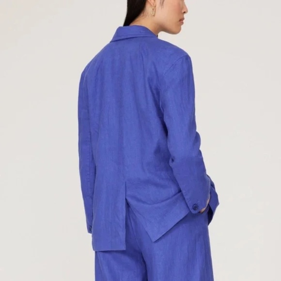 Madewell Double Breasted Linen Blazer Size XS - Picture 2 of 8